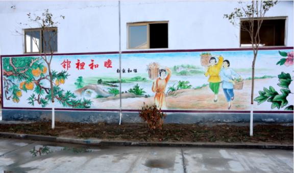  喜德乡镇文化墙 乡风文明焕发新活力