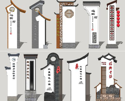  喜德美丽乡村标识标牌有哪些分类？