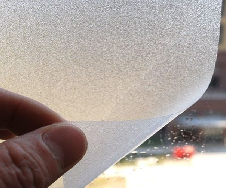  喜德玻璃门外面粘广告用什么材料好？