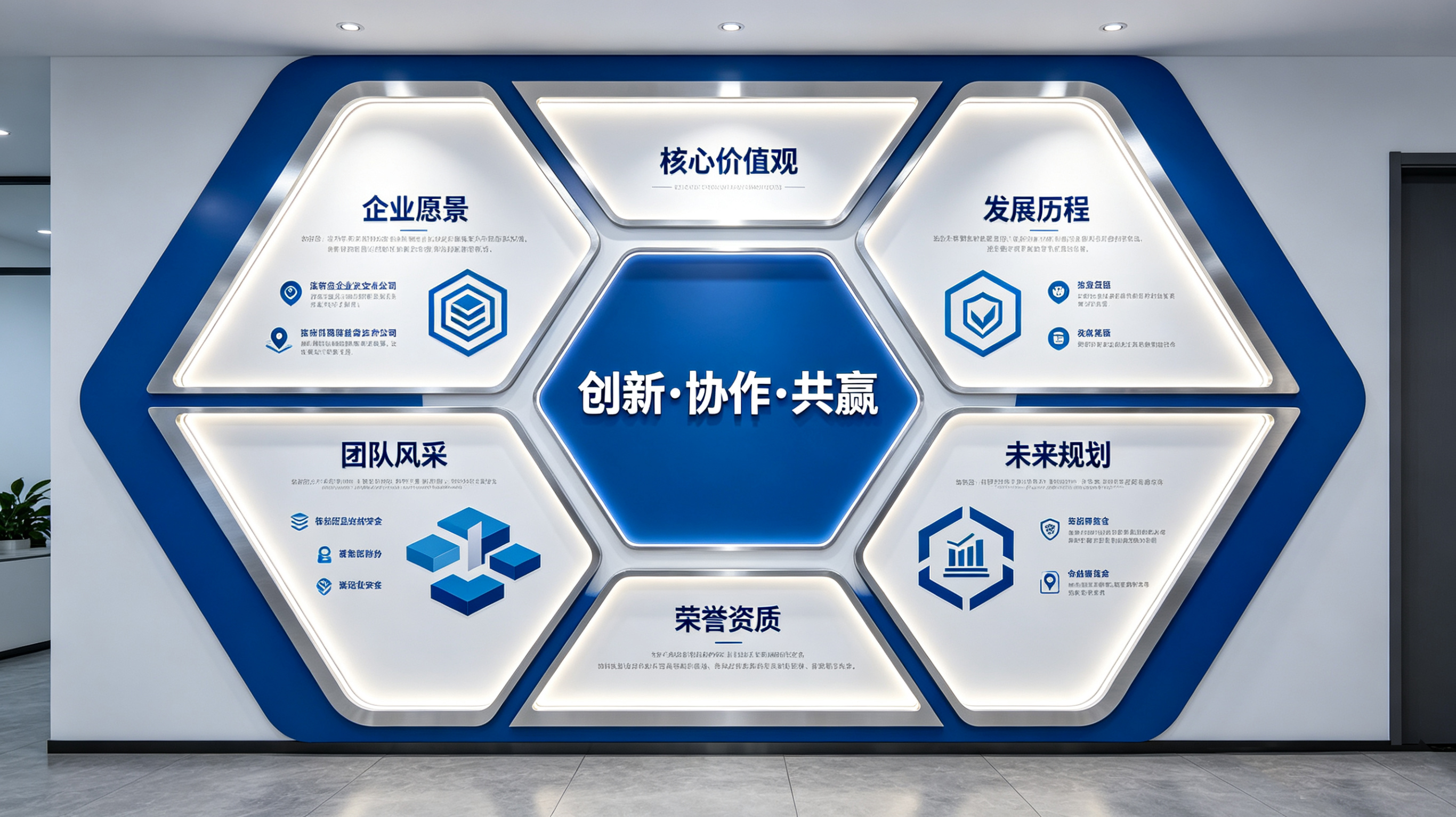  喜德企业文化墙六边形避坑指南（新手常犯5个错误）